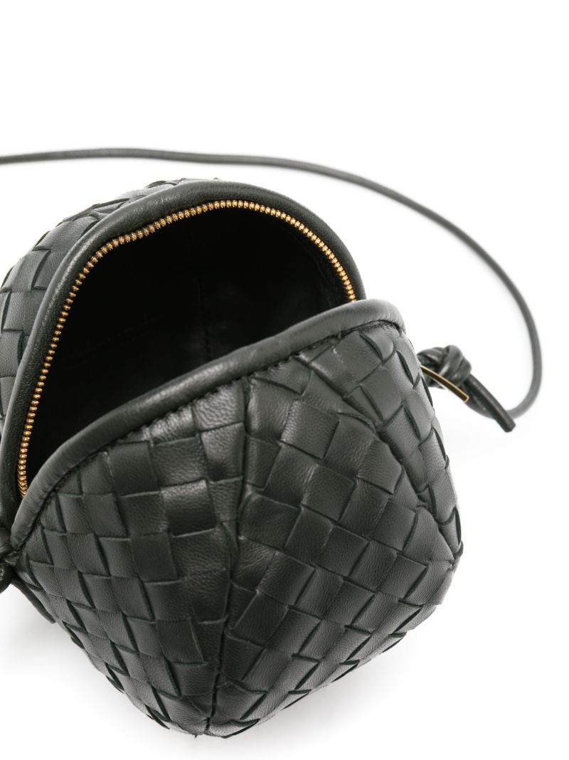 Green Mava Leather Top Handle Bag