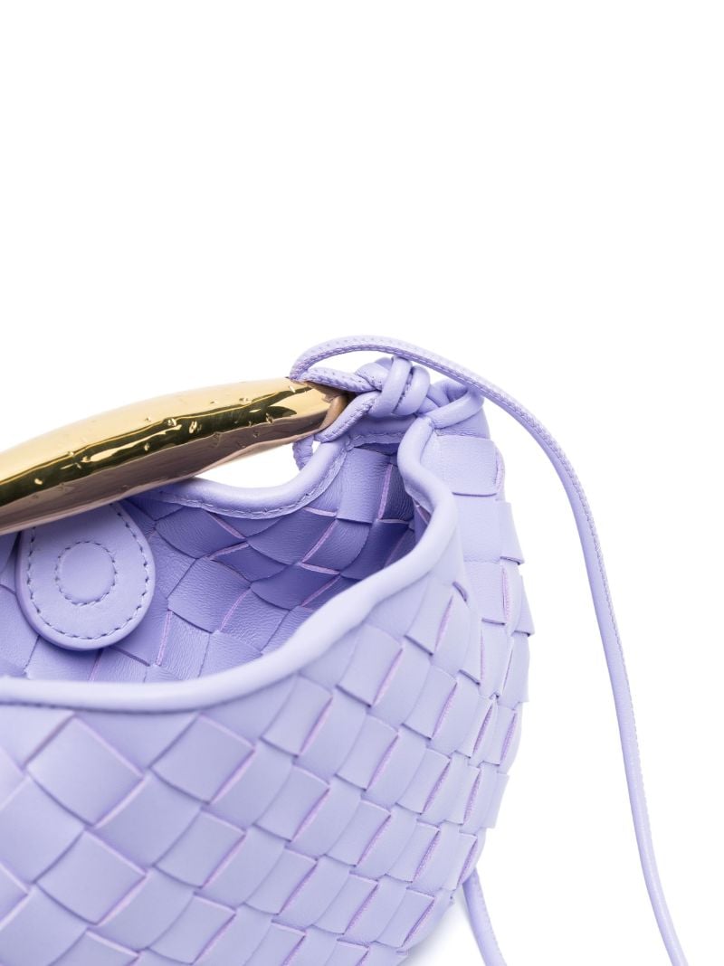 Purple Mini Sardine Top Handle Bag