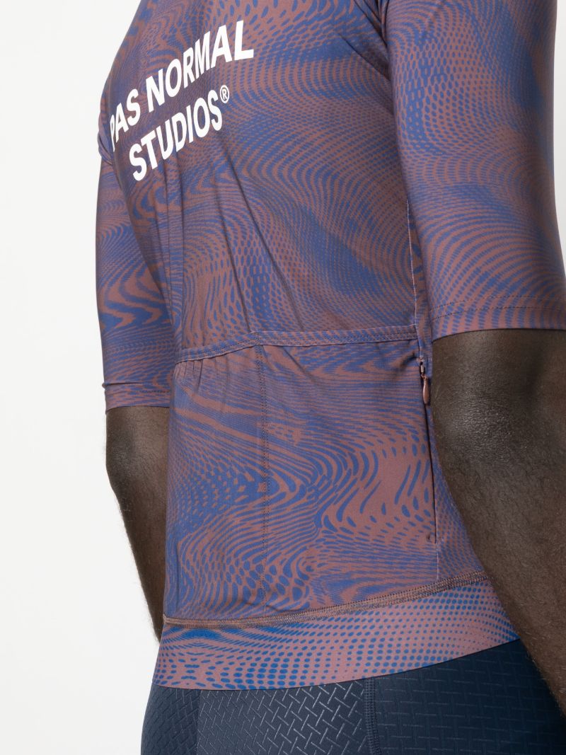 Blue Mechanism Cycling Jersey