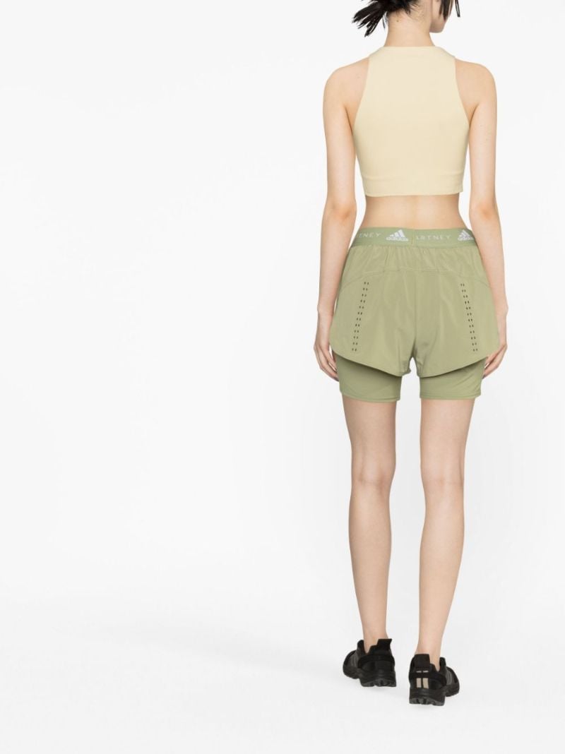Green Truepurpose Two-in-one Performance Shorts