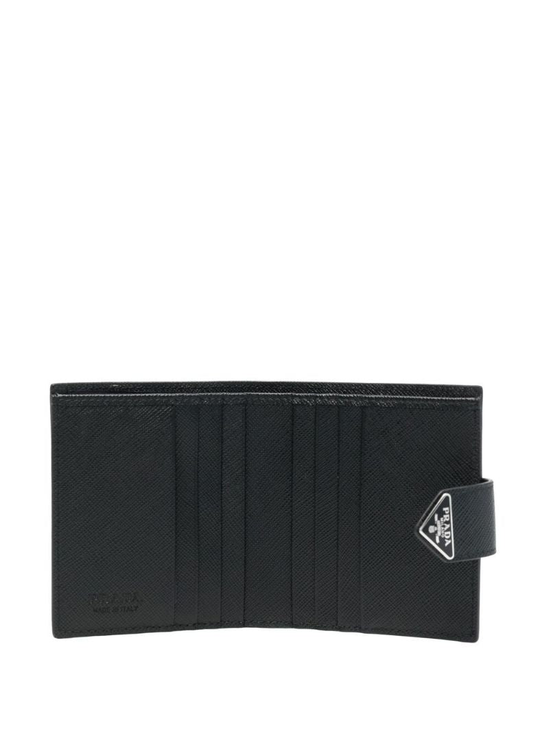 Black Logo Leather Wallet