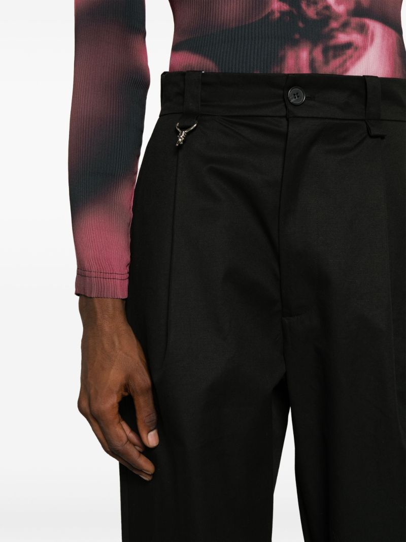Black Scout Cotton Trousers