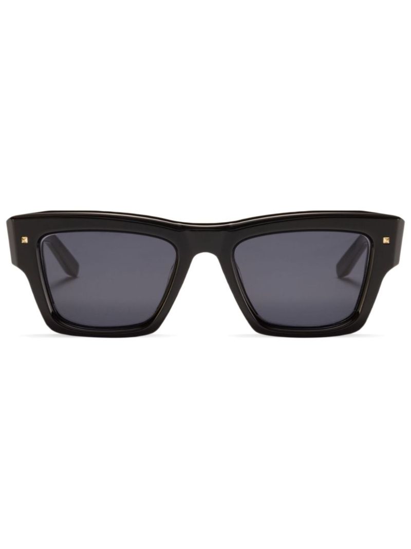 Rockstud Square-frame Sunglasses