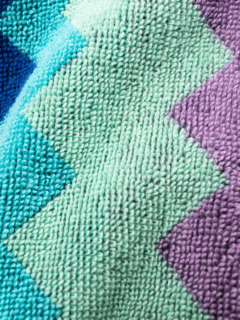 Multicoloured Chantal Hooded Dressing Gown