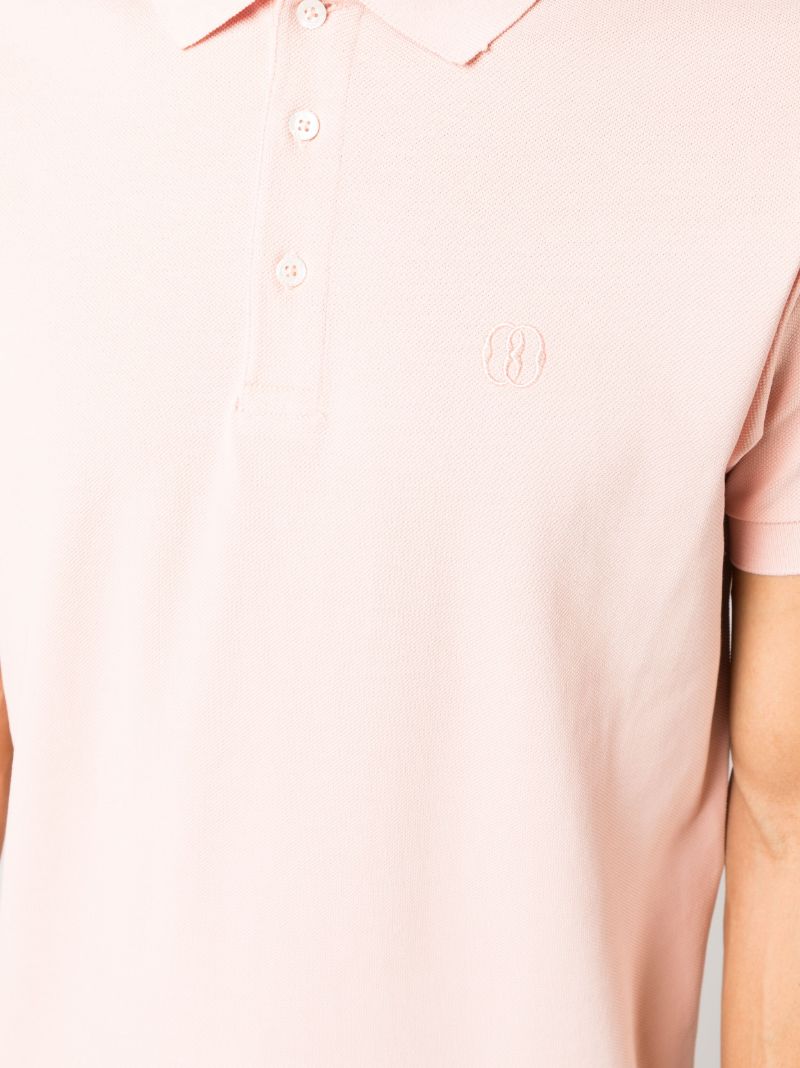 Pink Organic Cotton Polo Shirt