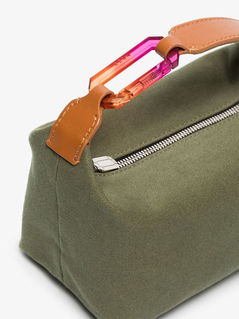 Green Moon Canvas Mini Bag