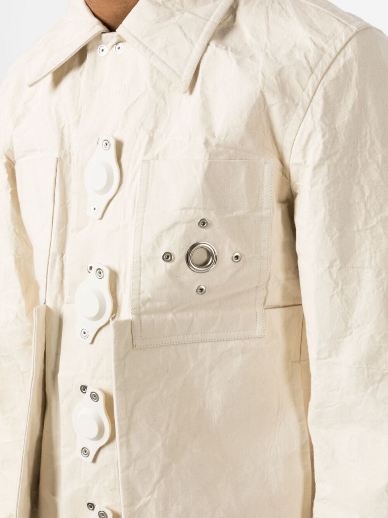 Neutral Tab Eyelet Jacket
