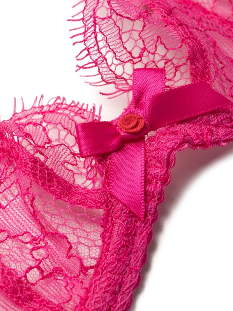 Pink Lorna Lace Underwired Bra