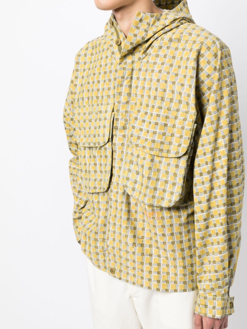 Yellow Forager Checked Jacket