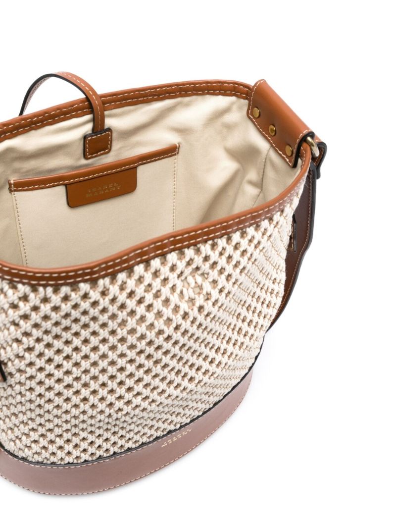 Neutral Bayia Crochet Bucket Bag