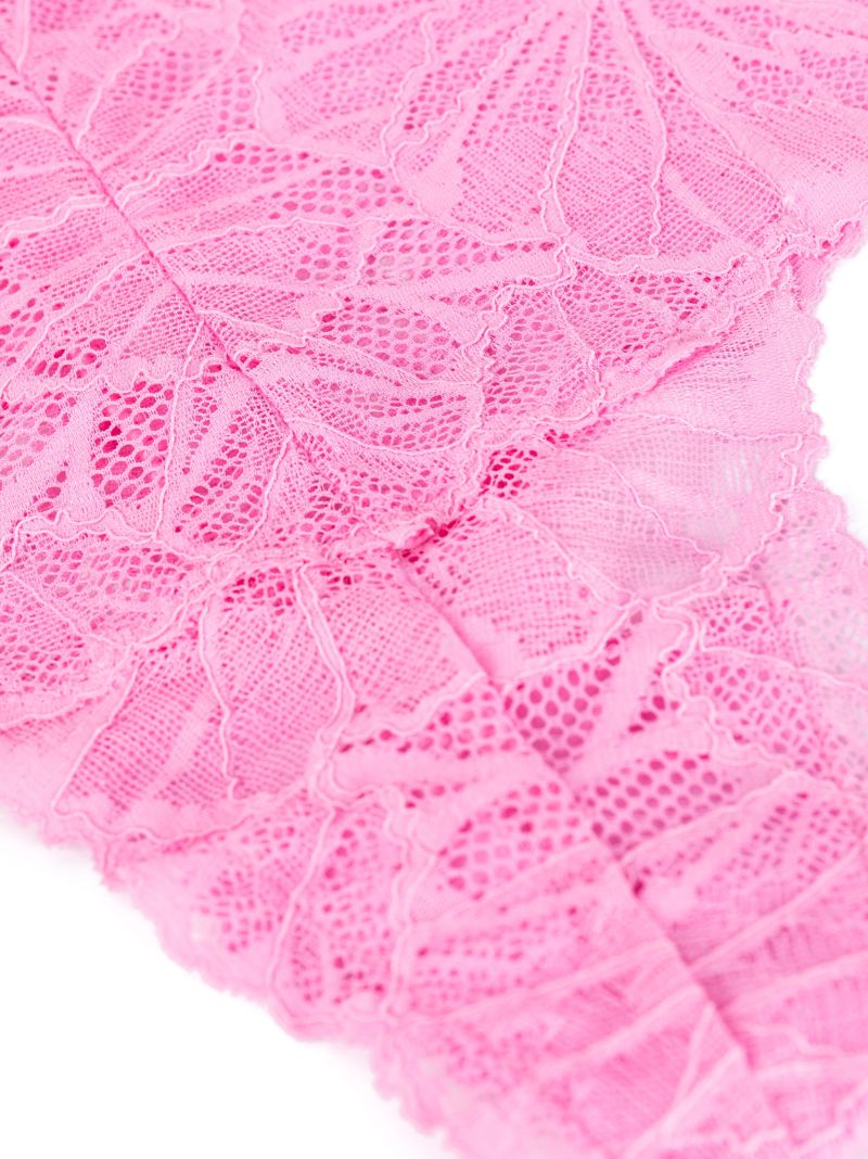 Pink Vita Graphic Lace High Waist Briefs