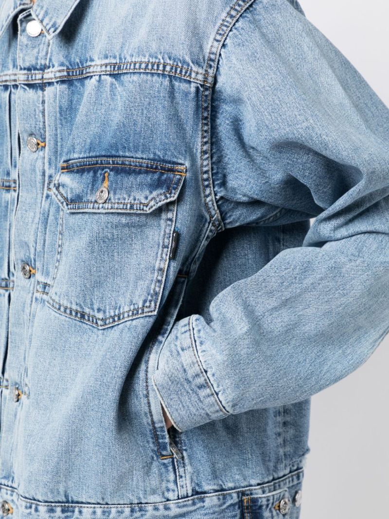 Blue Button-up Denim Jacket