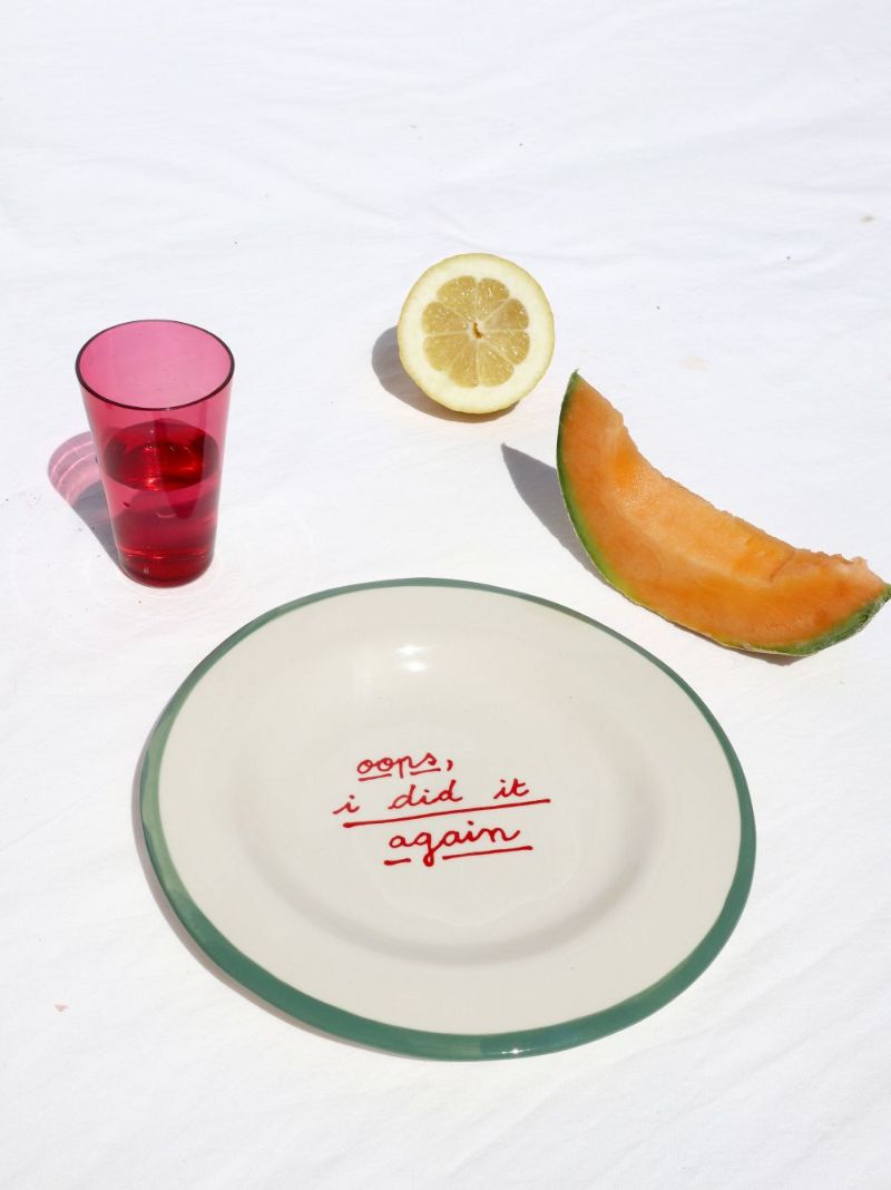Multicolour Dessert Plate Set