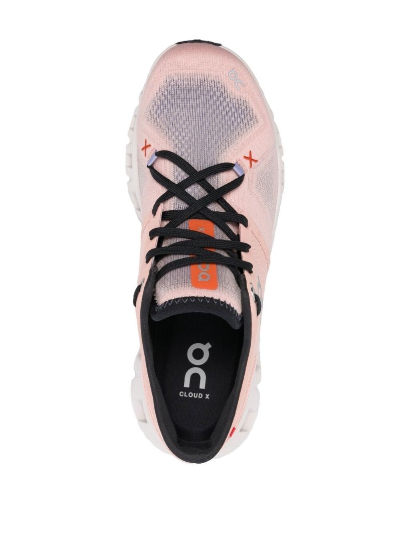 Pink Cloud X 3 Running Sneakers
