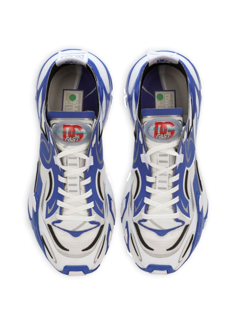 White Fast in Maglina Panelled Sneakers