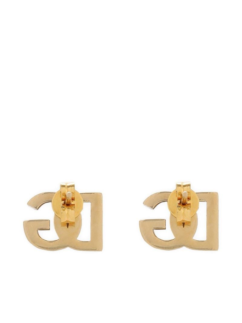 Gold-tone Dg Stud Earrings