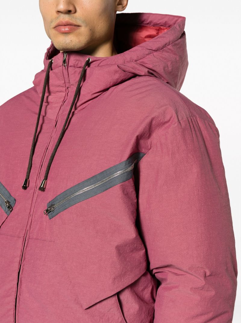 Purple Kuldi Hooded Jacket