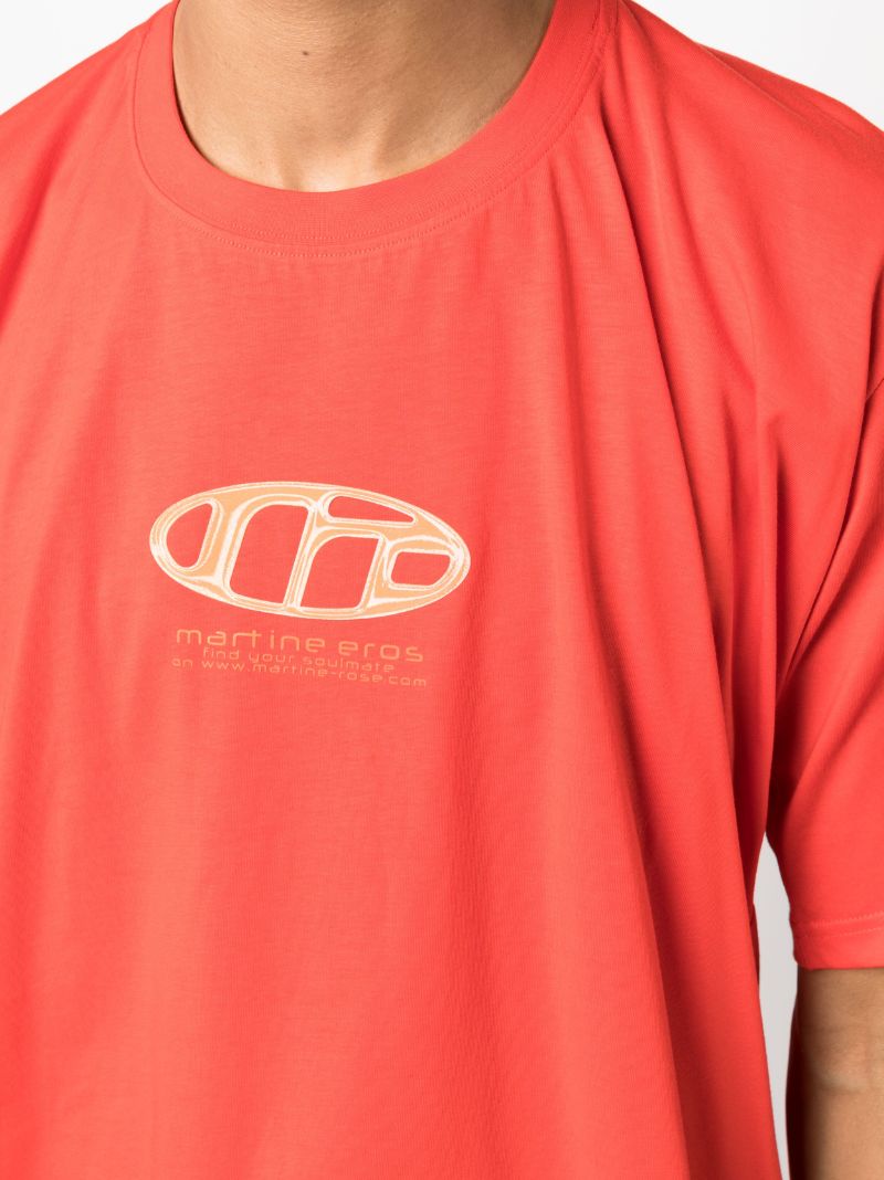 Red Logo-print T-shirt