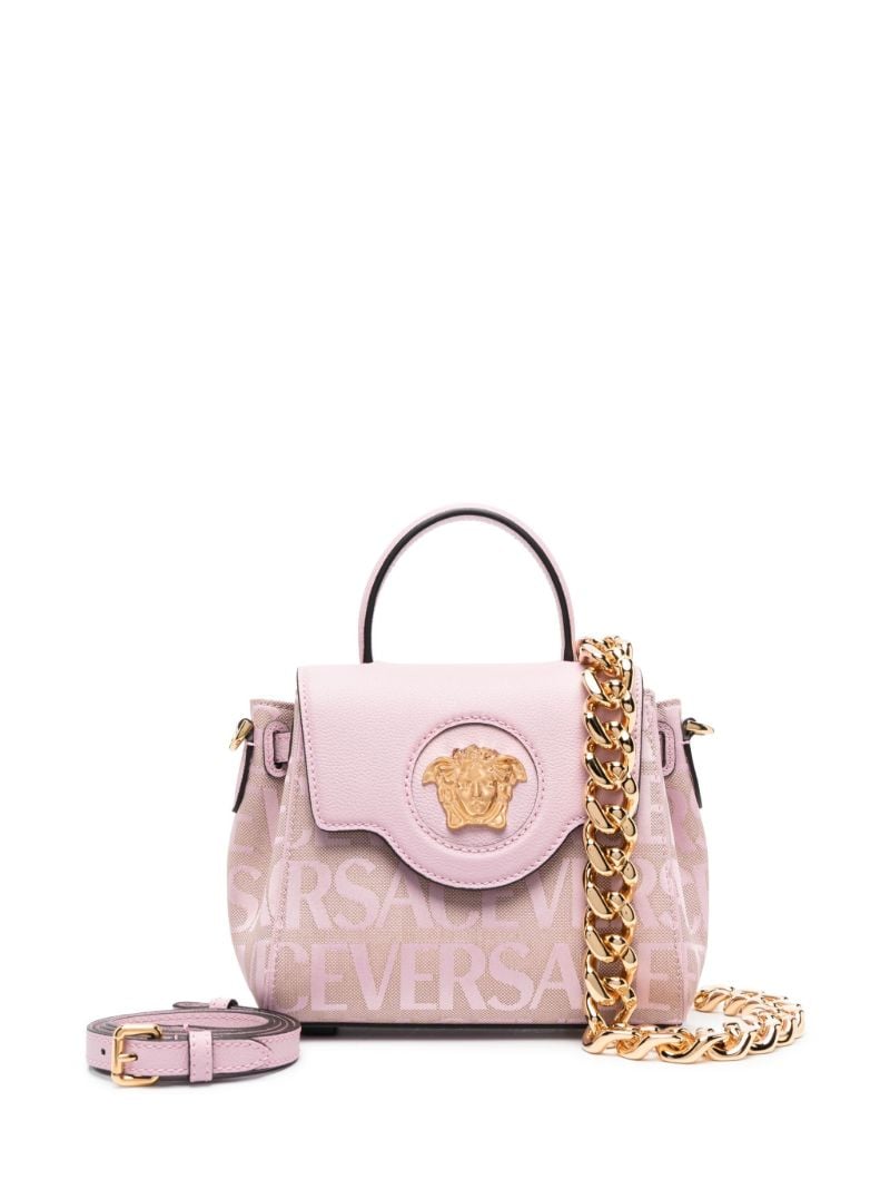 Pink Small La Medusa Tote Bag
