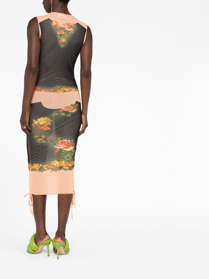 Black Fleurs Petit Grand Dress