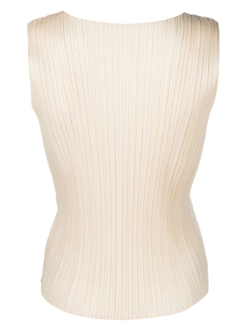 Neutral New Colorful Basics 3 PlissÃ_x0083_© Top