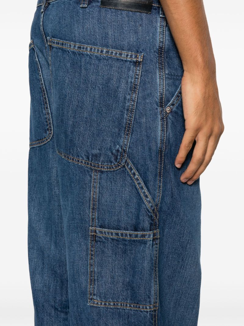 Blue Joiner Wide-leg Jeans