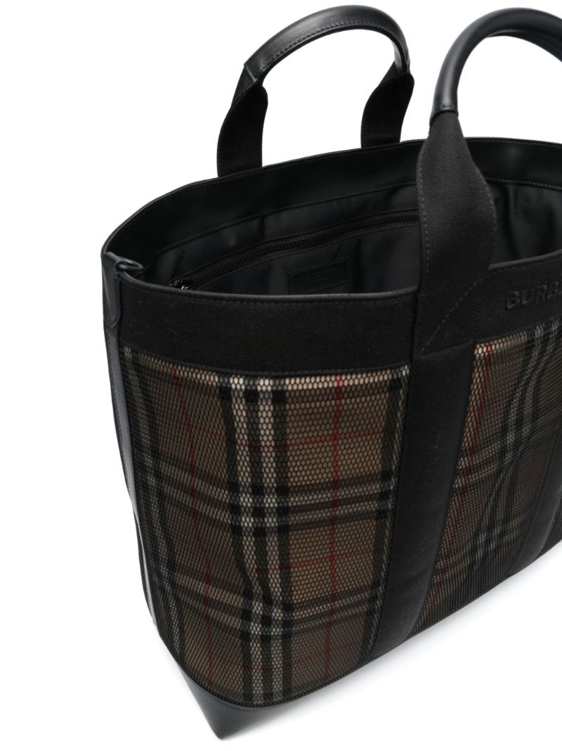 Black Ormond Mesh Tote Bag