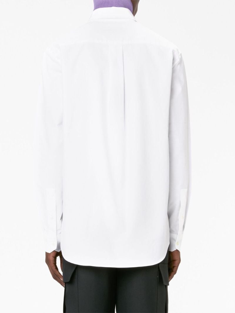 White Bunny Button-up Shirt