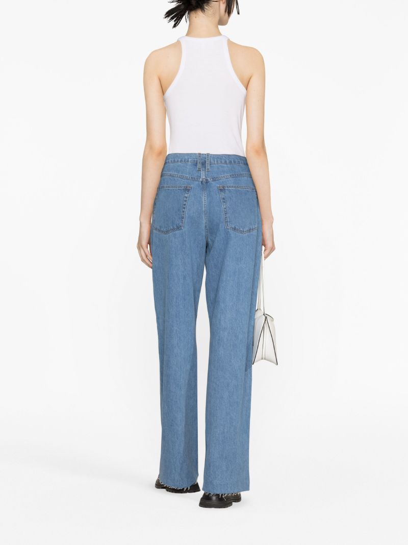 Blue Le High 'n' Tight Wide-leg Jeans
