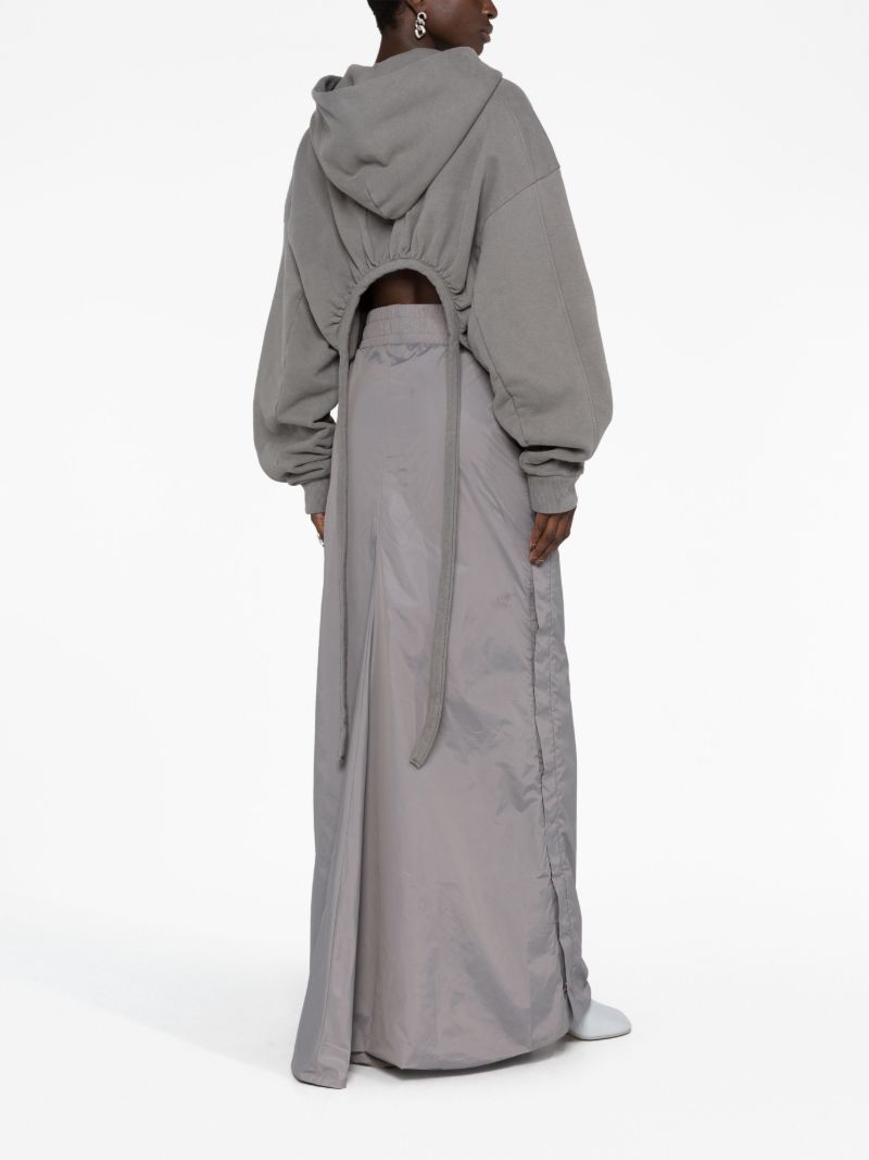 Grey Cargo Maxi Skirt