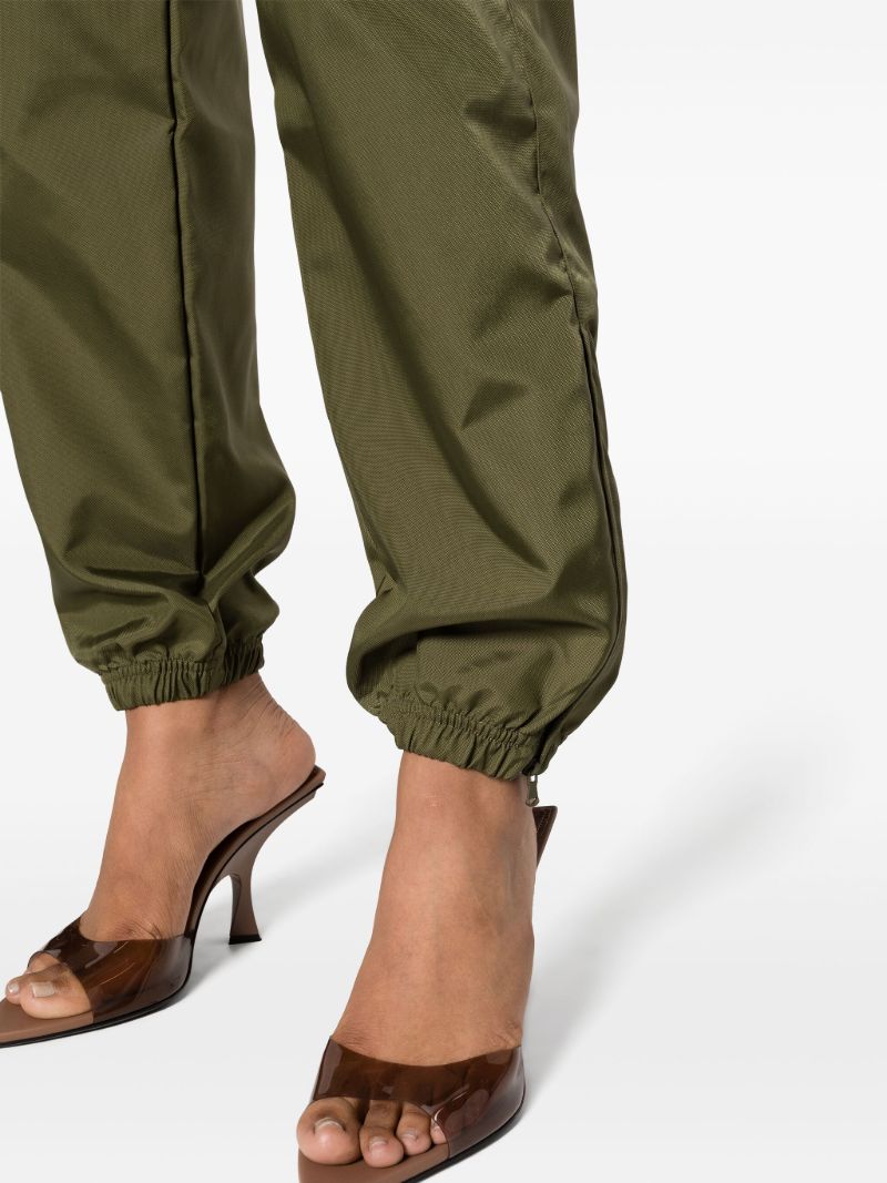 Green Utility Tapered-leg Trousers