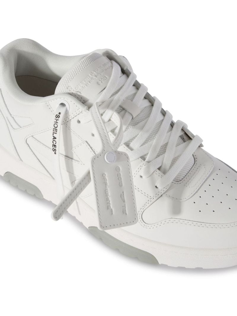 White Out of Office "ooo" Sneakers