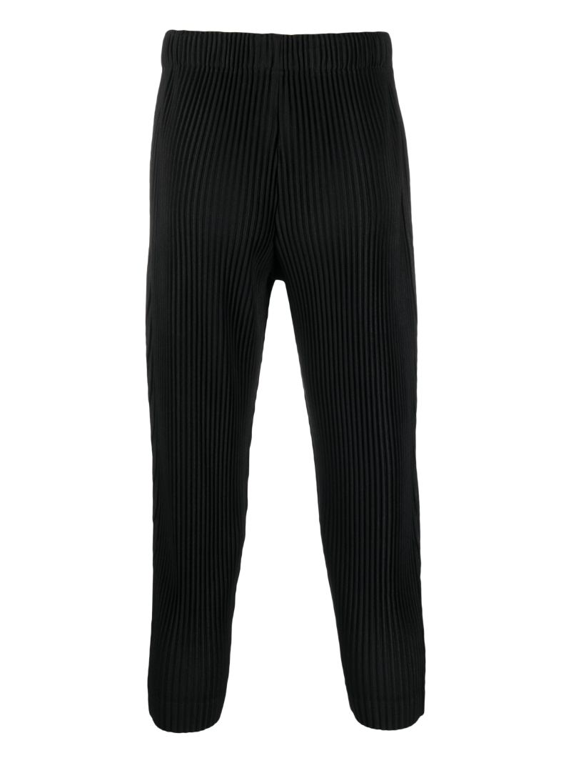 Black Mc July PlissÃ_x0083_© Tapered Trousers