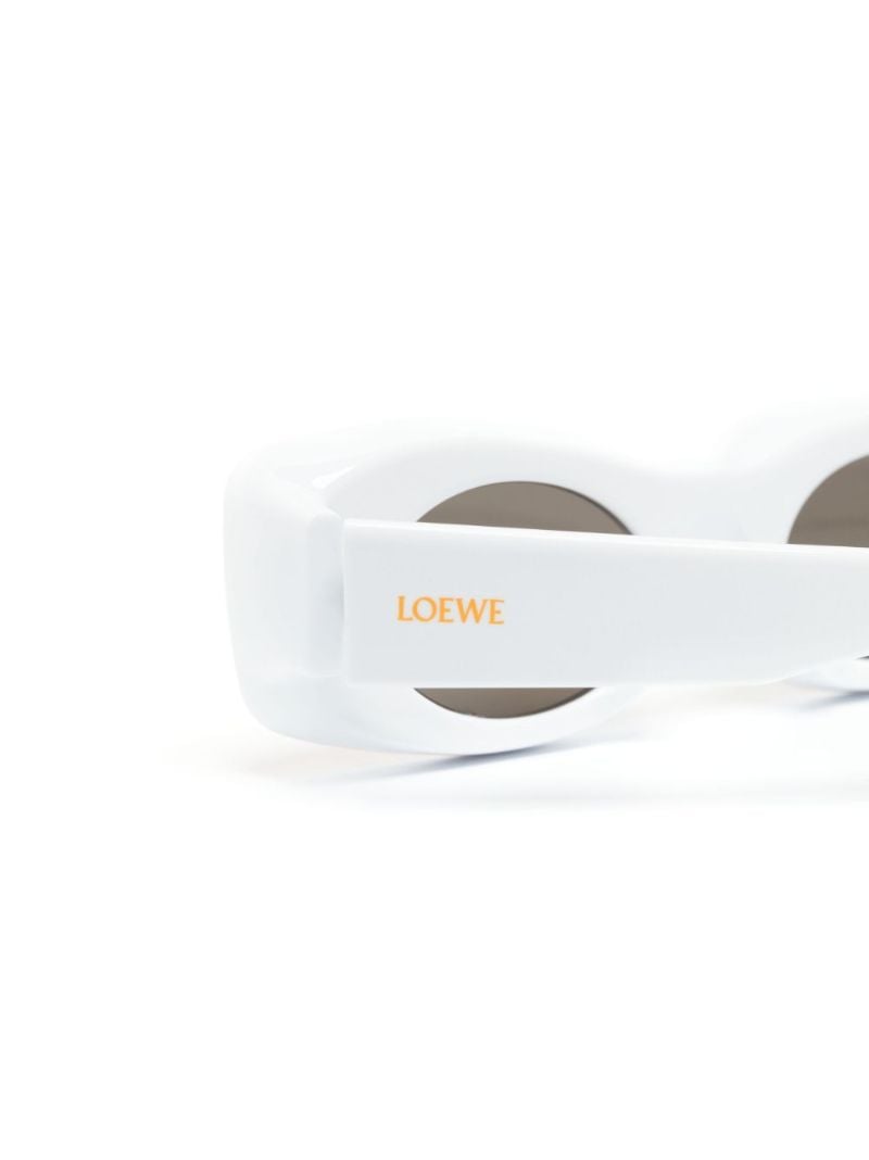 X Paula's Ibiza Yellow Rectangle-frame Sunglasses