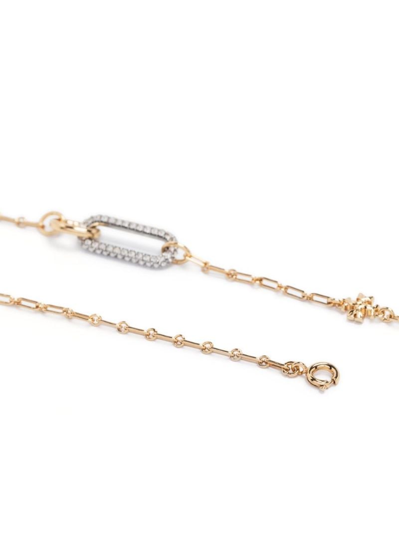 Gold-tone Roxanne Charm Necklace