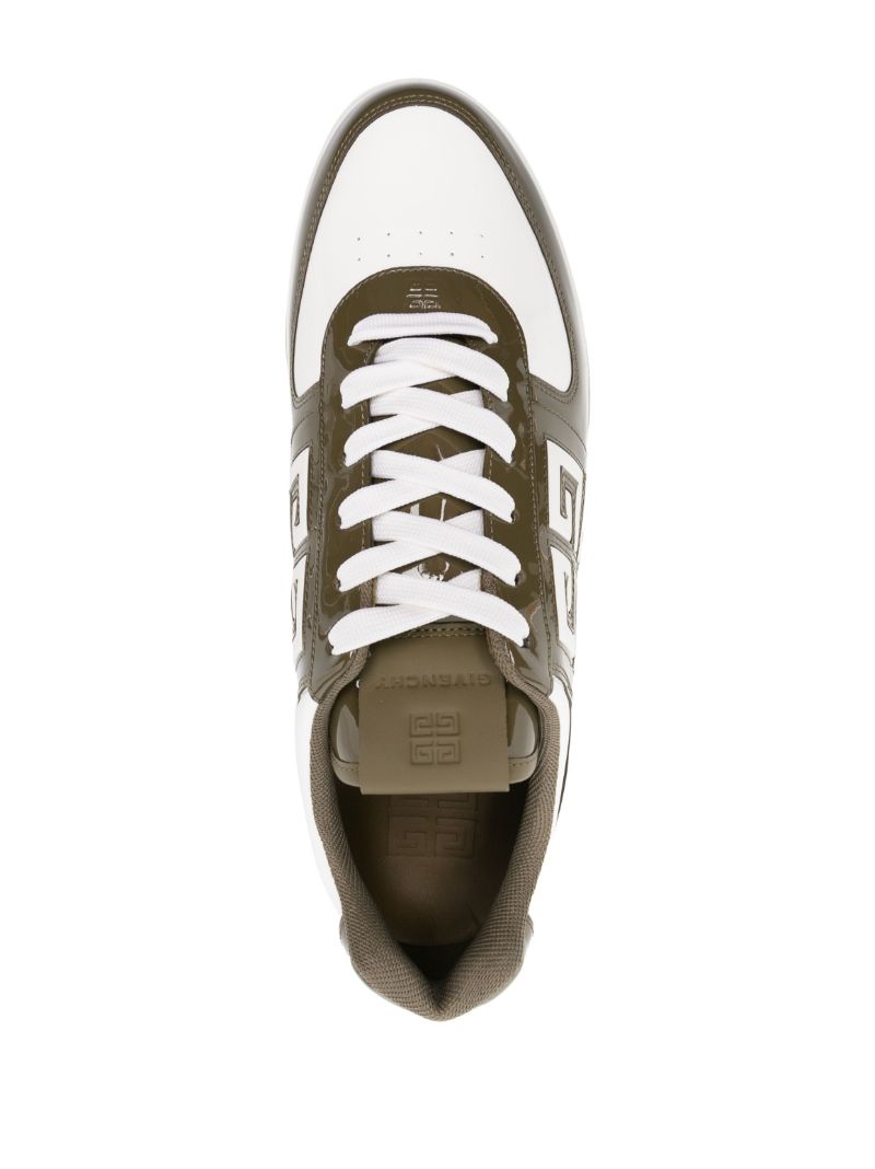 Green G4 Leather Sneakers