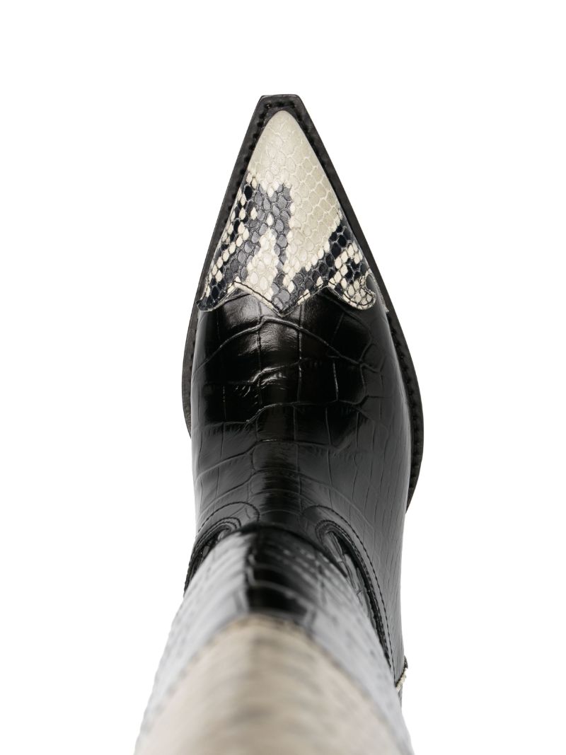 Black Ricky Western Boots