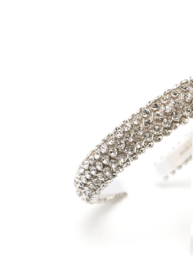 White Kaede Crystal Embellished Headband