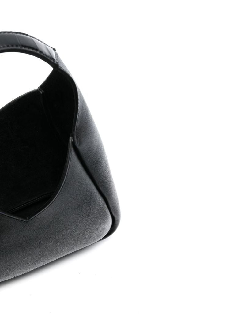 Black Mini G-hobo Leather Shoulder Bag