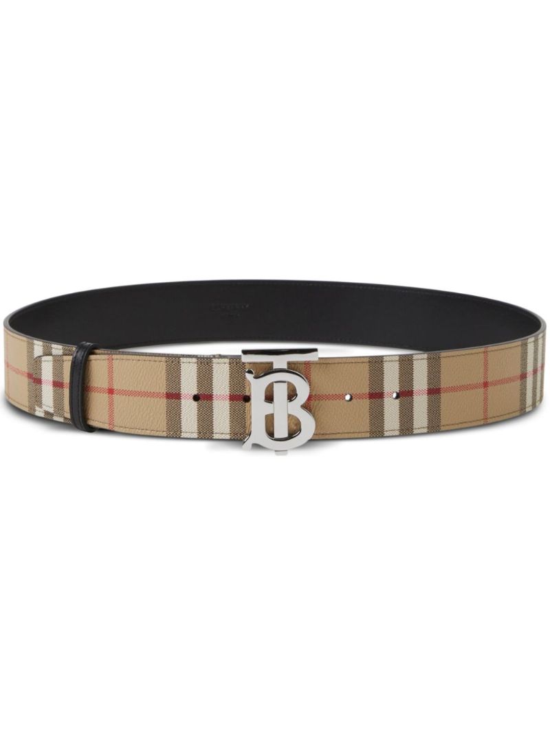 Neutral Check Reversible Belt