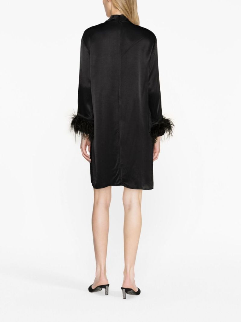 Black Party Shirt Dress