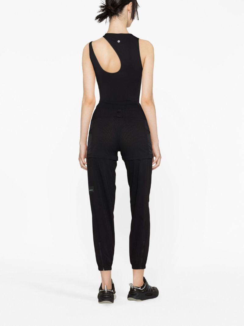 Black Convertible Hiking Track Pants