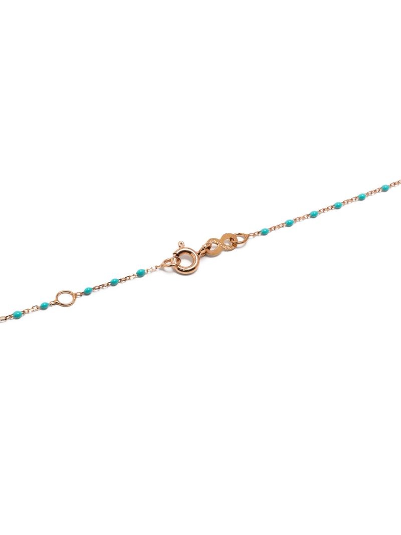 18k Rose Gold Mini Gigi Diamond Necklace