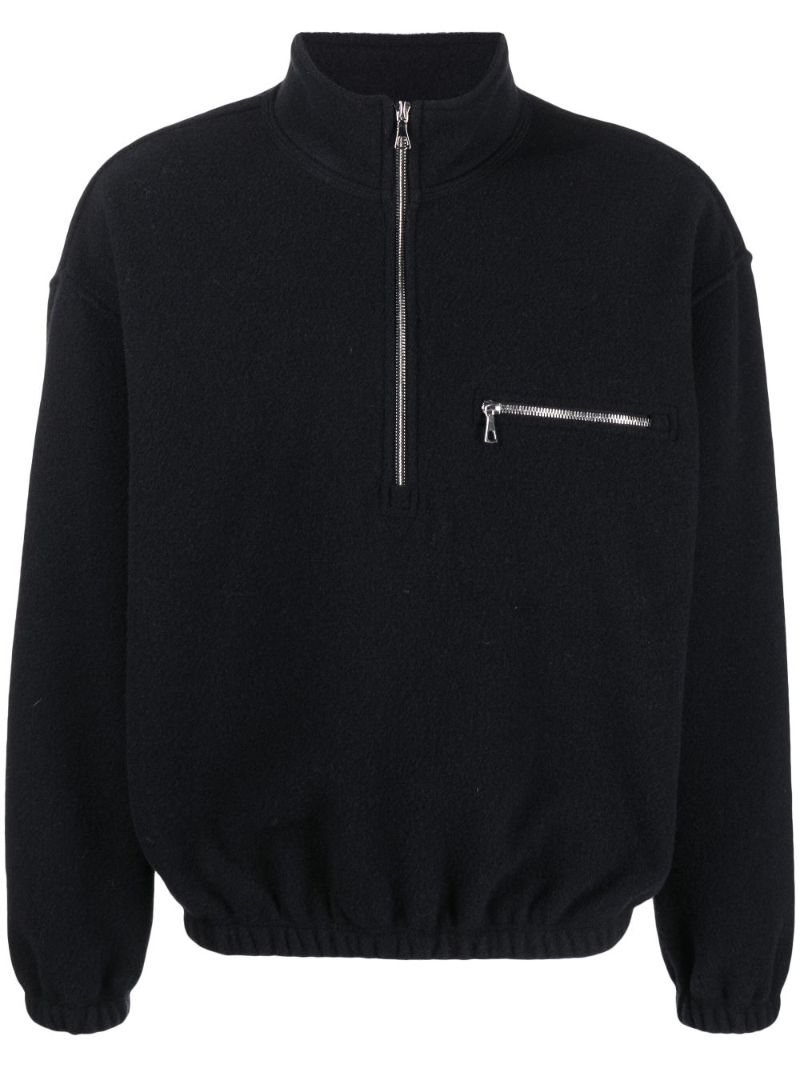 High-neck Zip-up Jacket
