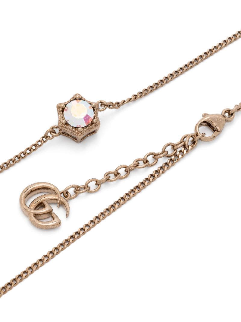 Gold-tone Double G Pendant Necklace