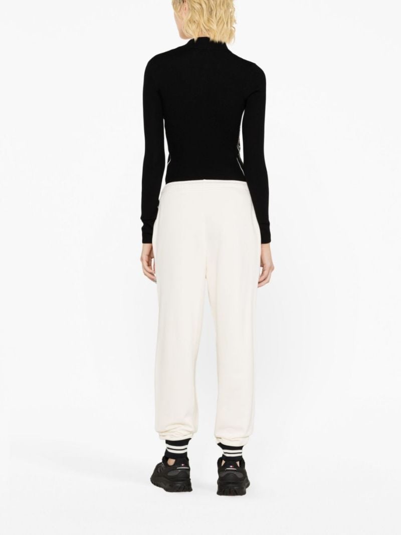 Neutral Cotton Track Pants