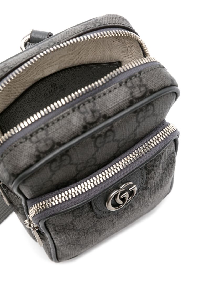 Grey Ophidia Mini Gg Belt Bag