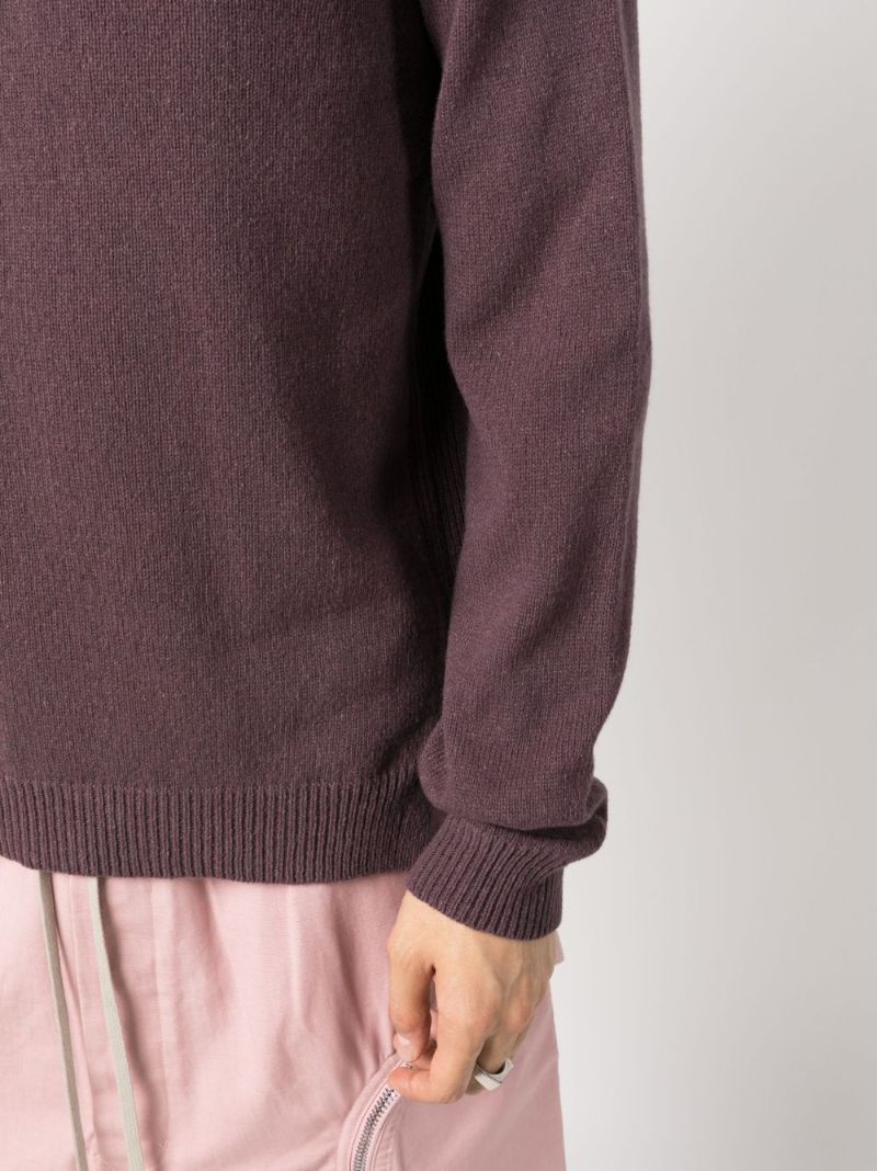 Purple Biker Cashmere Sweater