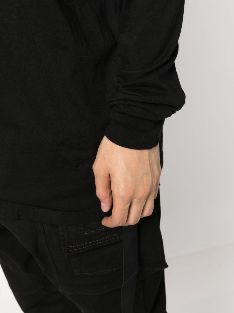 Black Level Long-sleeve Cotton T-shirt