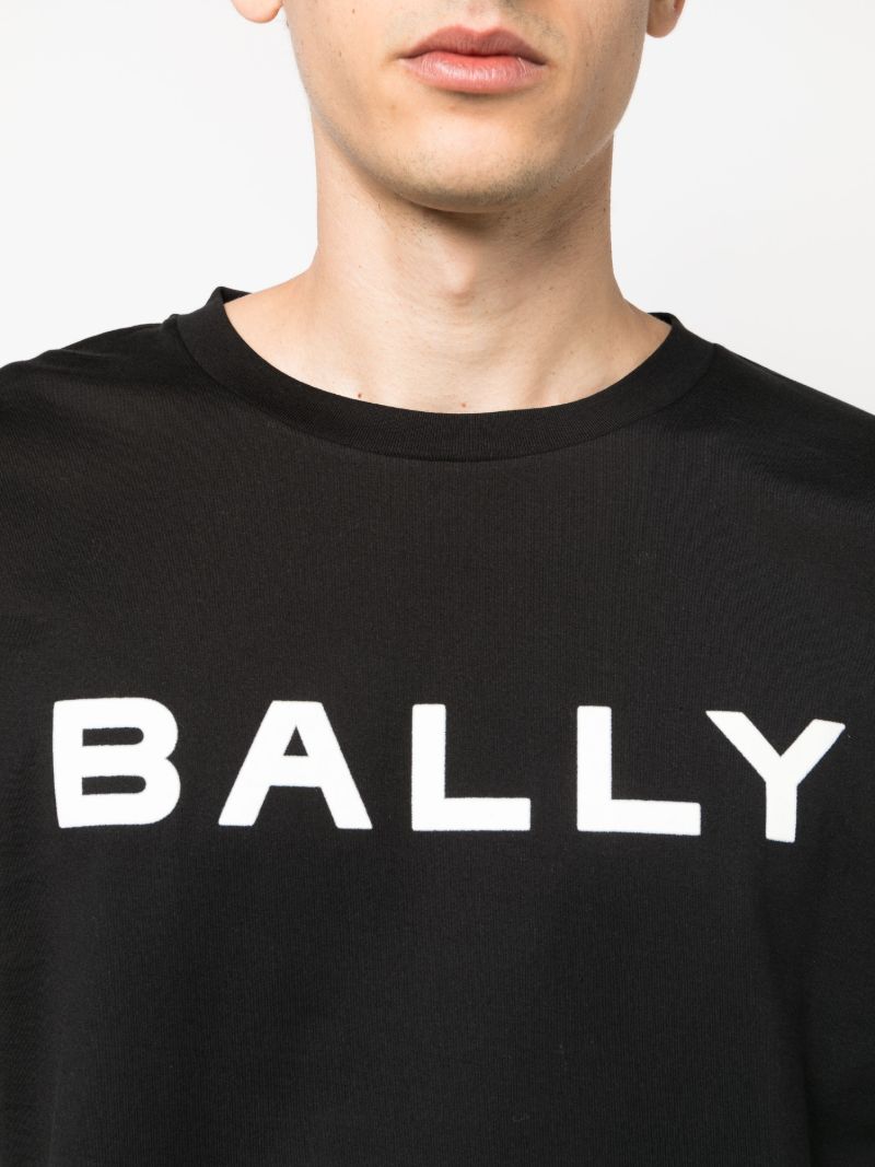 Black Logo-print Cotton T-shirt